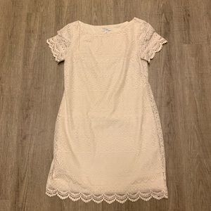 White lace dress